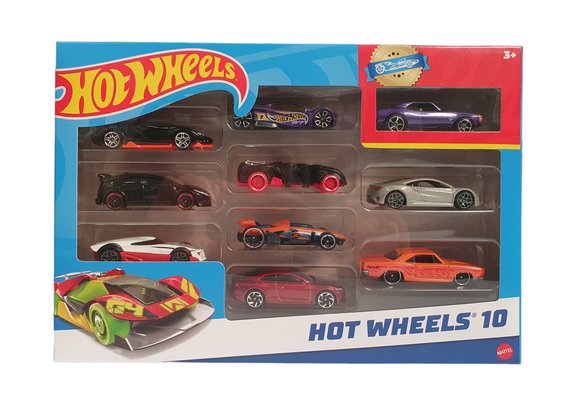 Hot Wheels 10-Pack Cars Play Set