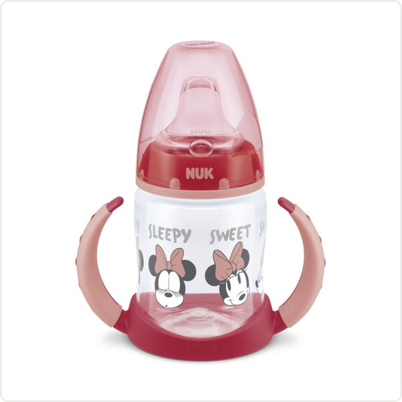 NUK Learner Bottle With Temperature Control Disney Minnie Red 6-18m