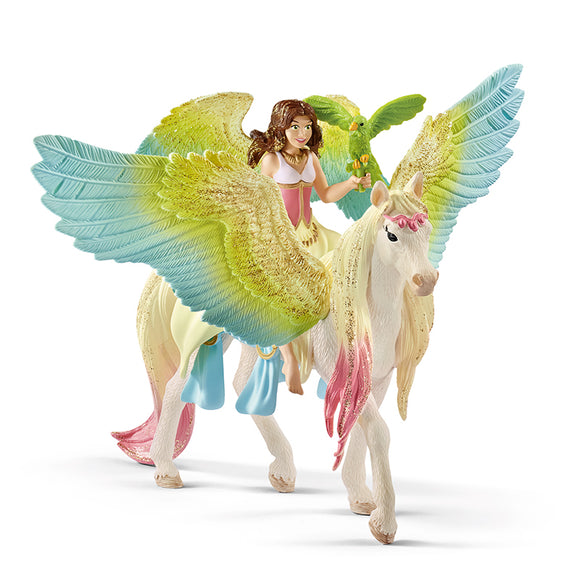 Schleich Fairy Surah With Glitter Pegasus