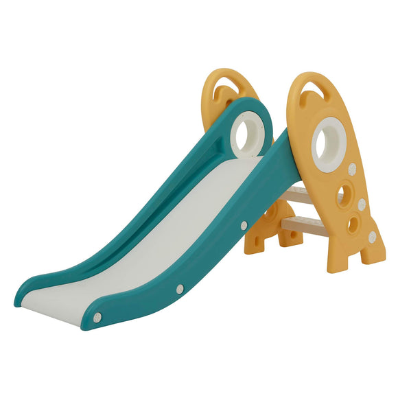Liberty House Toys Kids Foldable Rocket Slide Green/Gold