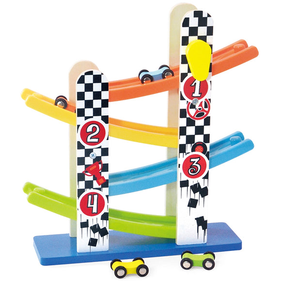 Bee Smart Toys Wooden Car Ramp Racer