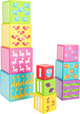 Small Foot Stacking Cubes Wild Animals