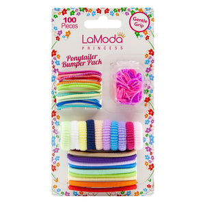 LaModa Princess Hair Elastics Bumper Pack 100Pc