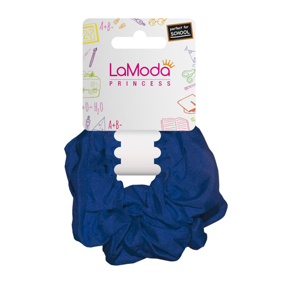LaModa Princess Back to School Scrunchie Set Royal Blue 2Pk