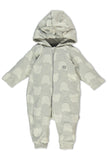 Bebetto Grey Hooded Pramsuit Bears (3-18mths)