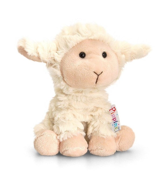 Keel Toys Pippins Soft Plush Toy Lamb 14cm
