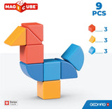 Geomag Magicube Magnetic Building Set Shapes Animals 9pc