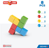 Geomag Magicube Magnetic Building Set Full Colour Try Me 8pc