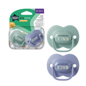 Tommee Tippee Anytime Soother 2-Pack 18-36m Purple