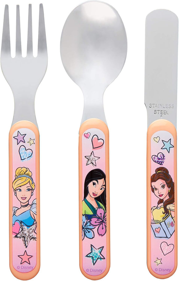 Polar Gear Felt Pen Princess 3-Piece Metal Cutlery Set