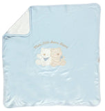 Bebetto Cotton Baby Blanket Blue Bears 80/80cm
