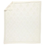 Bebetto Cotton Knitted Pointelle Baby Blanket Cream