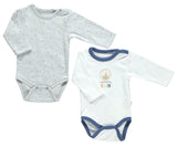 Bebetto Long Sleeve Bodysuits Confetti 2-Pack (0-12mths)