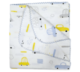 Bebetto Cotton Flannel Blanket Double Sided Cars