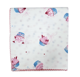 Bebetto Cotton Flannel Blanket Double Sided Cupcakes
