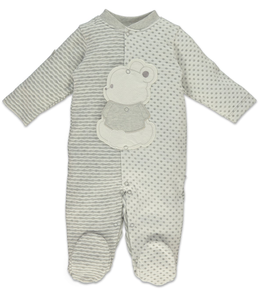 Bebetto Little Mouse Grey Sleepsuit (0-9mths)