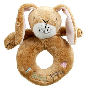 Rainbow Designs Guess How Much I Love You Ring Rattle