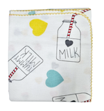 Bebetto Cotton Flannel Blanket Double Sided Hearts