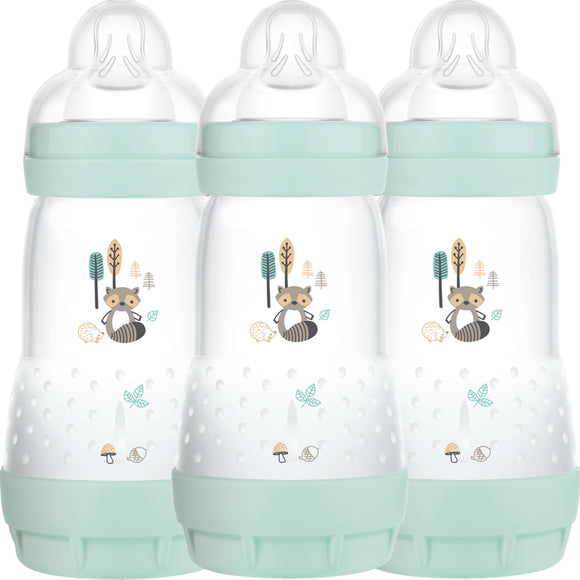 MAM Easy Start Baby Bottle 3-Pack 260ml Blue 2+m