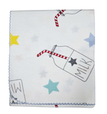 Bebetto Cotton Flannel Blanket Double Sided Stars