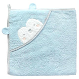 Bebetto 3D Hooded Square Baby Towel Blue