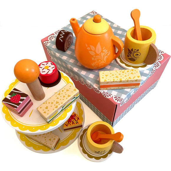 Bee Smart Toys Wooden Afternoon Tea Set