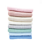 Pompom Knitted Baby Blanket Indigo