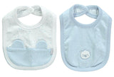 Bebetto Bibs Waterproof Back Blue 2-Pack