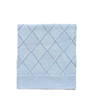 Bebetto Cotton Knitted Pointelle Baby Blanket Blue