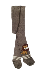 Baby Boys Tights Lion Soft Brown (3-6mths)