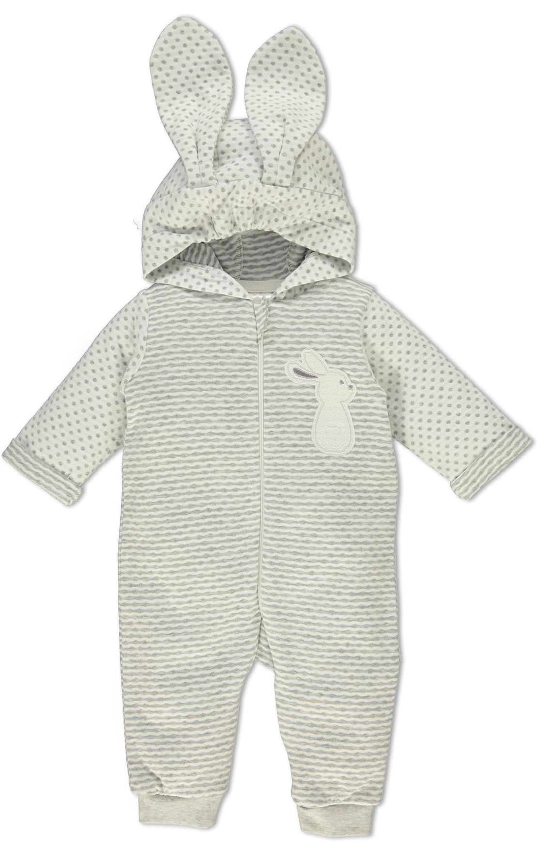 Bebetto Grey Bunny Pramsuit (6-18mths) – Kids Magic Land