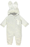 Bebetto Grey Bunny Pramsuit (6-18mths)