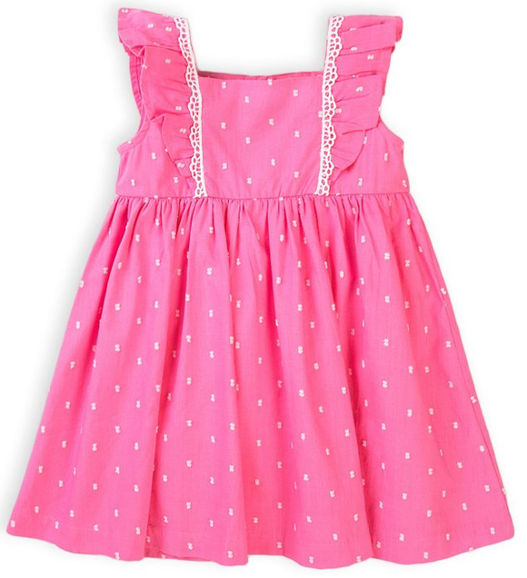 Minoti Summer Dress Pink (3-12mths)