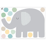 Tresxics Elephant Wall Sticker Grey