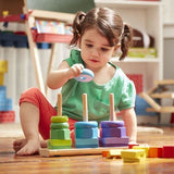Melissa and Doug Geo Wooden Stacking Toy