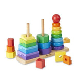 Melissa and Doug Geo Wooden Stacking Toy