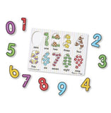 Melissa and Doug Numbers Peg Wooden Puzzle