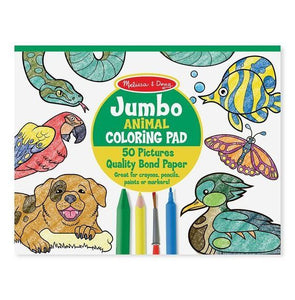 Melissa and Doug Jumbo Animals Colouring Pad