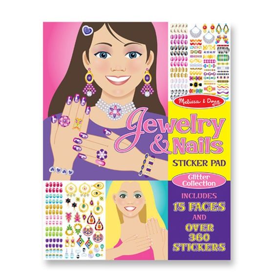 Melissa and Doug Jewellery & Nails Sticker Pad