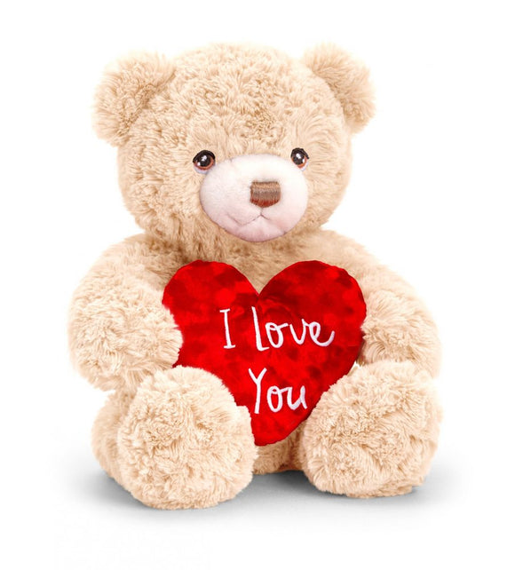 Keel Toys Keeleco Bramble Bear With Heart 30cm