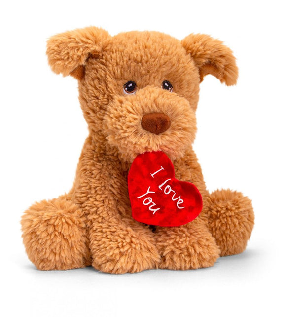 Keel Toys Keeleco Puppy With Heart 25cm
