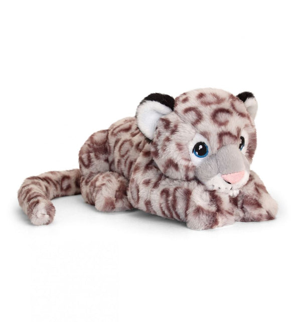 Keel Toys Keeleco Snow Leopard Soft Toy 25cm