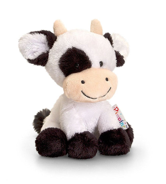 Keel Toys Pippins Soft Plush Toy Cow 14cm
