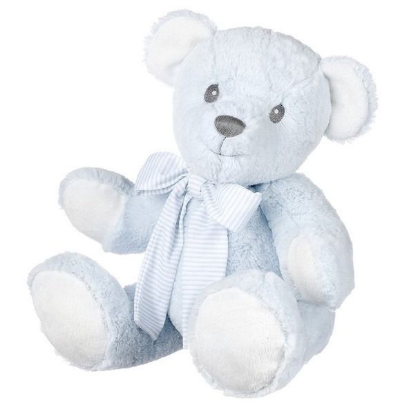Suki Hug-a-Boo Bear Soft Toy Medium Blue