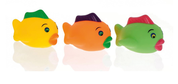 Vital Baby SPLASH Bath Toy Squirt & Splash Fish 3Pk