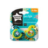 Tommee Tippee Closer To Nature Fun Air Soother 2Pk 6-18mths