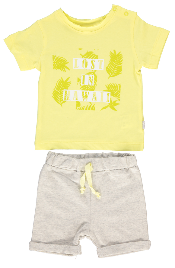 Bebetto T-shirt and Shorts Set Lost in Hawaii (6mths-3yrs)