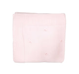 Knitted Baby Blanket Popcorn Pattern Pink