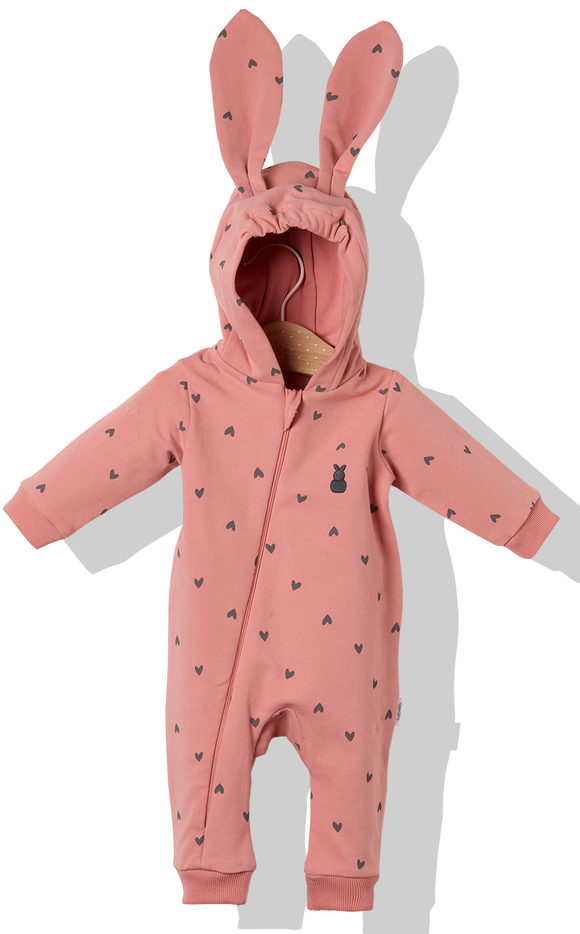 Bebetto Bunny Pramsuit Pink (0-12mths) – Kids Magic Land