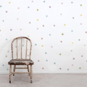 Tresxics Regular Dots Wall Stickers Pastel Colours